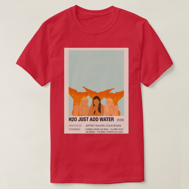 H2O einfach Wassertrio hinzufügen T-Shirt (Design vorne)