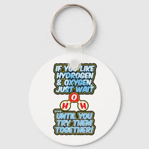 H2O-Trockenchemie Hydratationswasser Schlüsselanhänger