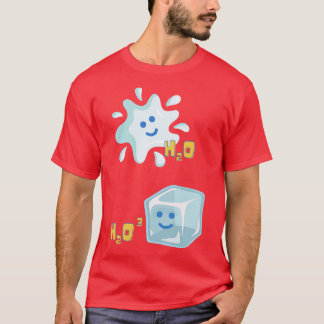 H2O und H2O CUBE Chemistry Puff TShirt