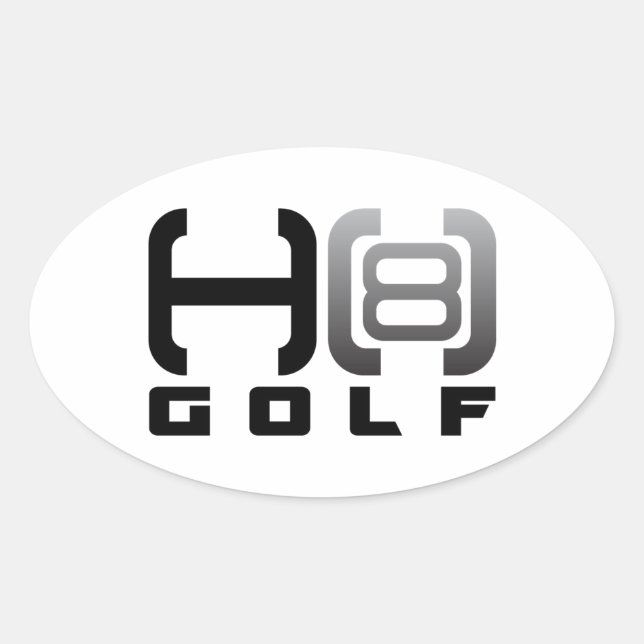 H8 Golf Aufkleber (Vorderseite)