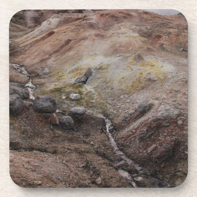 H.A.S. Untersetzer KünsteYellowstone Sulphur (Vorderseite)
