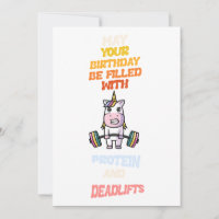 H alles Gute zum Geburtstag Karte Protein- und Lan