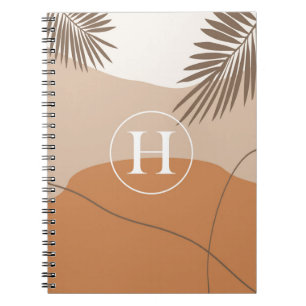 H - Anfangsbuchstabe H Abstract Design Notizblock