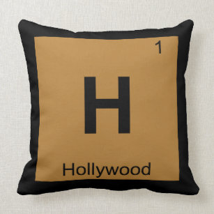 H - Chemische Kennzeichen der Hollywood City Kissen