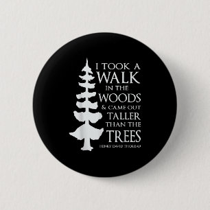 H.d. Thoreau Motivierend Redewendungen laufen im W Button