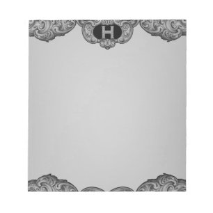 H - Das Falck Alphabet (silbrig) Notizblock