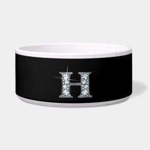H "Diamond Bling" Pet Bowl Napf