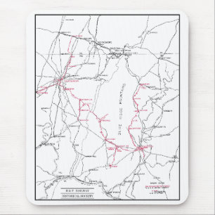 H&F Systems-Karte Mousepad