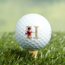 H Floral Golfball