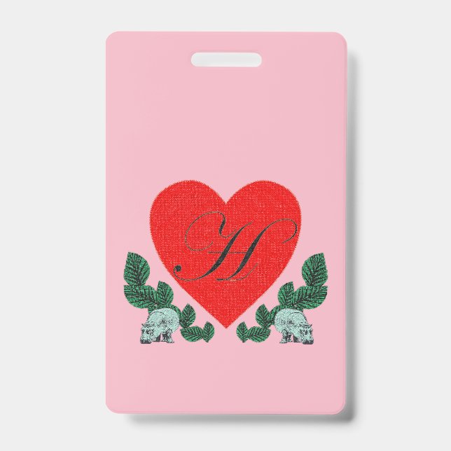 H für Hippopotamusse Ausweis (Vorderseite)