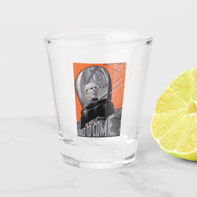 H.G sagt, was kommt, wenn man Glas schüttet (Vorderseite)