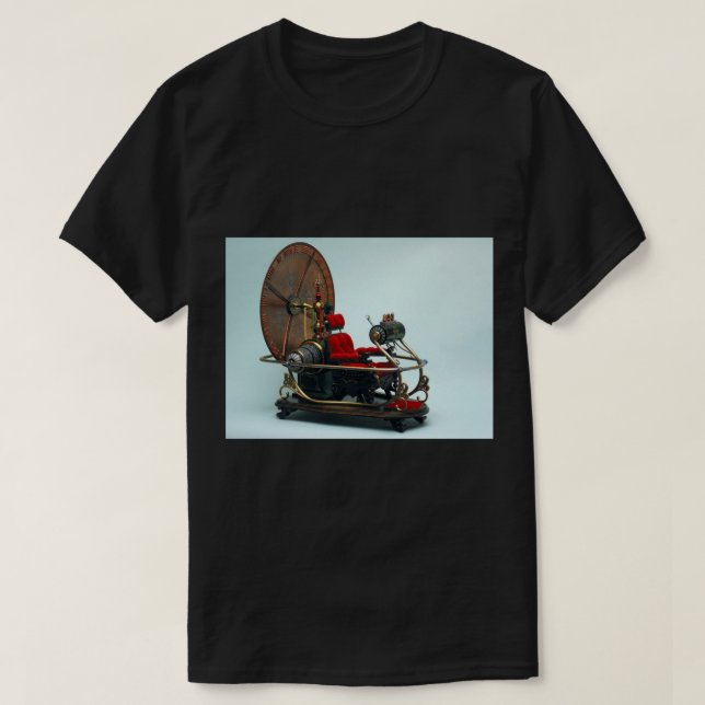 H. G. Wells' Time Machine aus seinem Roman T-Shirt (Design vorne)