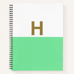 H Gold ErstNotebook Notizbuch