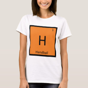 H - Handball Sport Chemie Periodensystem Symbol T-Shirt