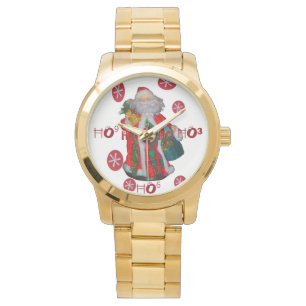 H³ HoHoHo Santa Time Designs für kundenspezifische Armbanduhr