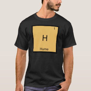H - Hume Lustiges Element Chemie Symbol T-Shirt