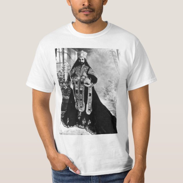 H.I.M. HAILE SELASSIE I - T - SHIRT (Vorderseite)