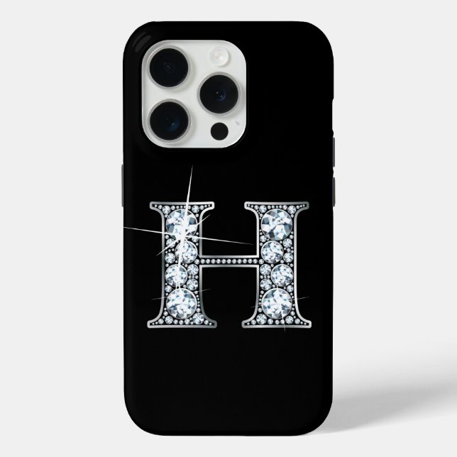 H Imitate Diamond Monogram Case-Mate iPhone Hülle (Rückseite)
