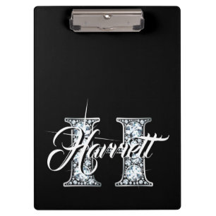 H Imitate Diamond Monogram Klemmbrett
