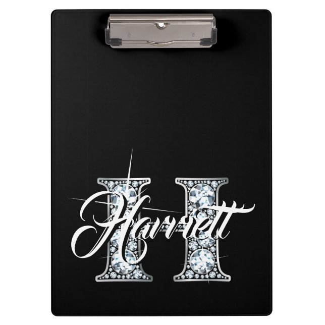 H Imitate Diamond Monogram Klemmbrett (Vorderseite)