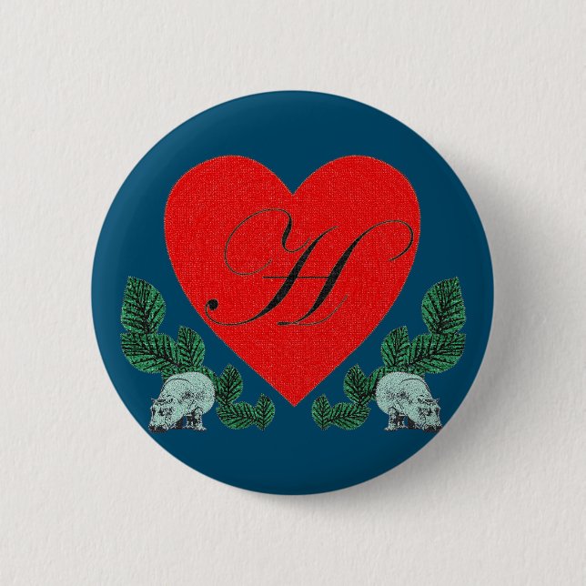 H in einem Herzen Button (Vorderseite)