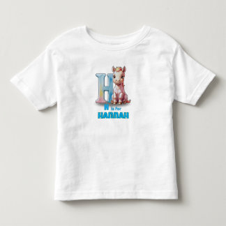 H is for Hannah – Custom Toddler Shirt