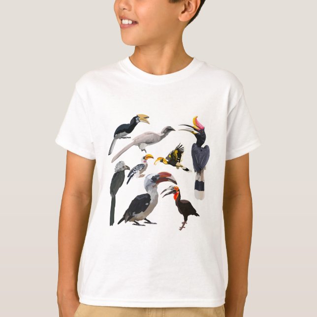 H ist für Hornbill T-Shirt (Vorderseite)