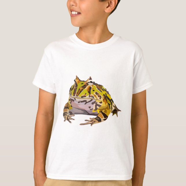 H ist für Horned Frog T-Shirt (Vorderseite)