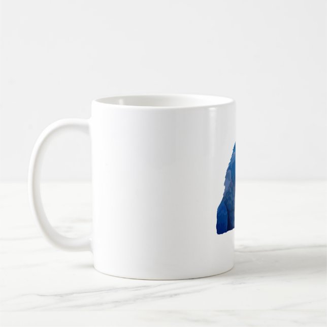 H ist für Hyacinth Macaw Kaffeetasse (Links)