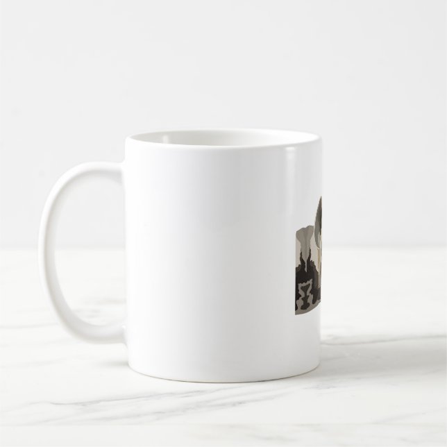H ist für Hyena Kaffeetasse (Links)