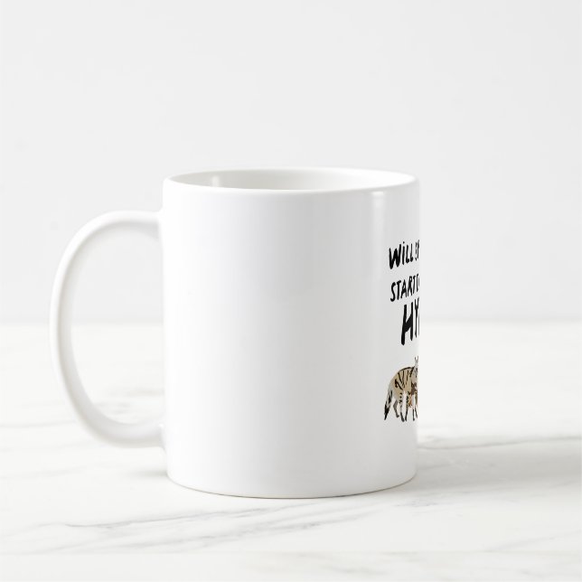H ist für Hyena Kaffeetasse (Links)