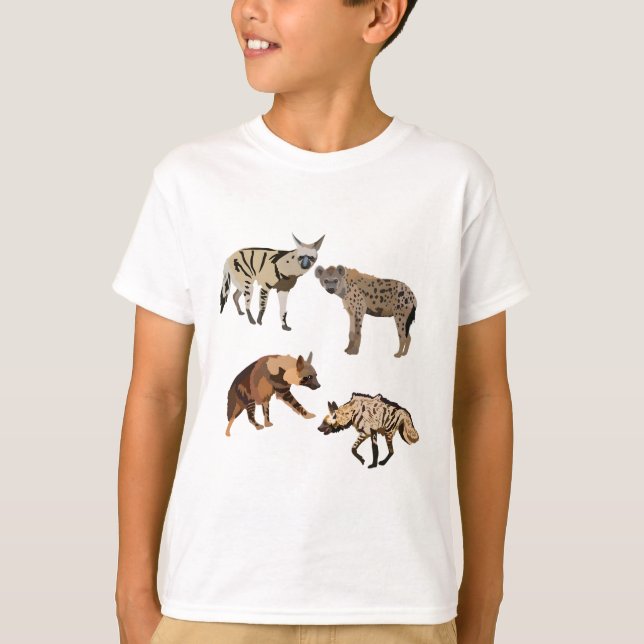 H ist für Hyena T-Shirt (Vorderseite)