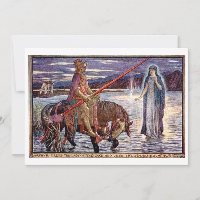 H J Ford Vintage-Illustration König Artus  (Vorderseite)