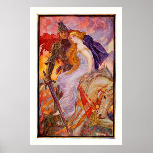 H J Ford Vintage-Illustration Poster