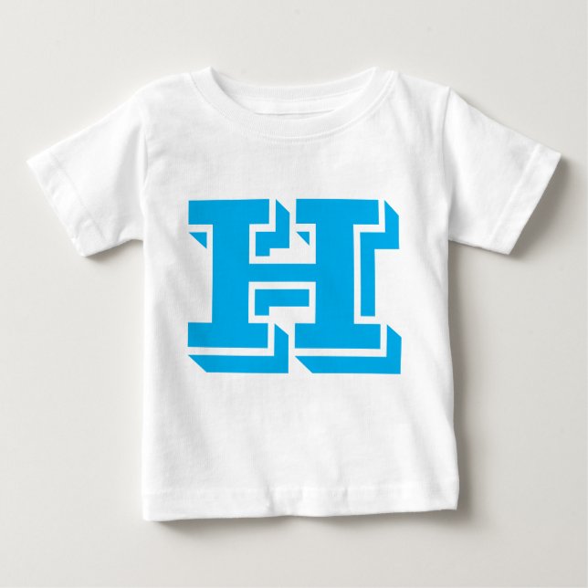 H Letter Design-T - Shirt (Vorderseite)