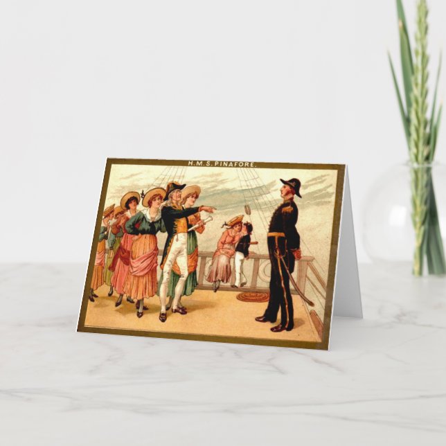 H.M.S. Kinderschürze Karte (Vorderseite)