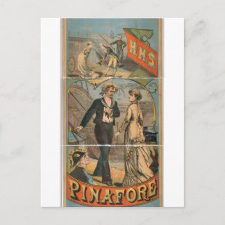 H.M.S. Pinaore Vintag Theater Postkarte