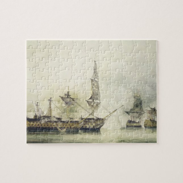 H.M.S. Sieg bei der Schlacht von Trafalgar 1805 ( Puzzle (Horizontal)