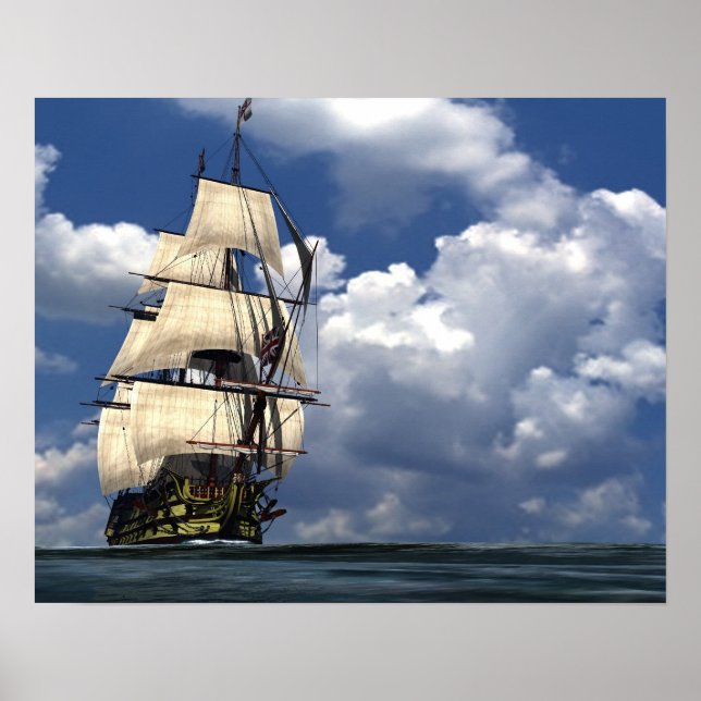 H M S Sieg Poster (Vorne)