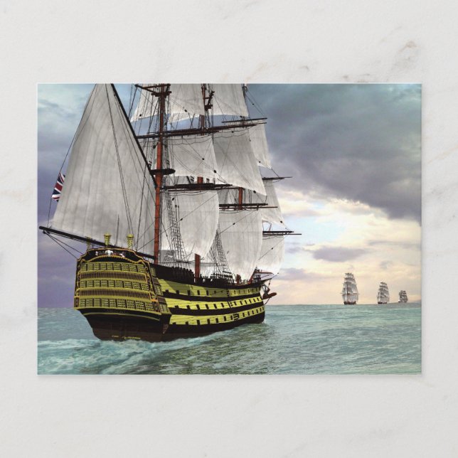 H M S Sieg Postkarte (Vorderseite)