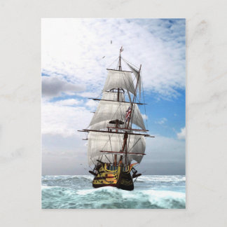 H M S Sieg Postkarte