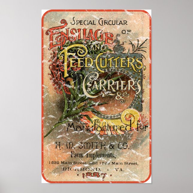 H.M. Smith & Co.-1887 - Not leidend Poster (Vorne)