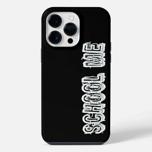 H. Metal Durchsichtig-Weiß iPhone Hülle (Rückseite)