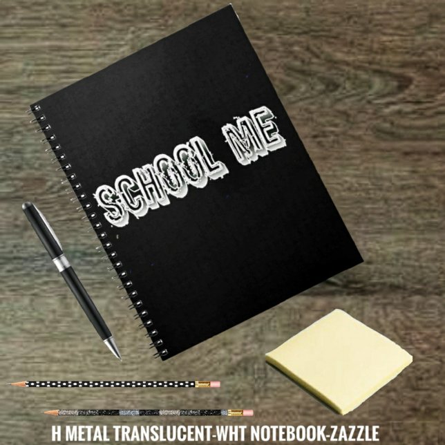 H. Metal Translucent-wht Notizblock (Von Creator hochgeladen)