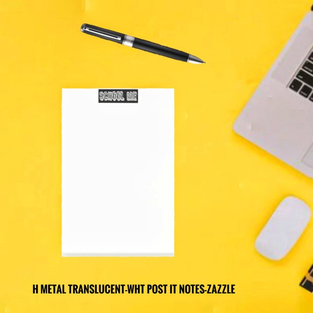 H. Metal Translucent-wht Post-it Klebezettel (Von Creator hochgeladen)