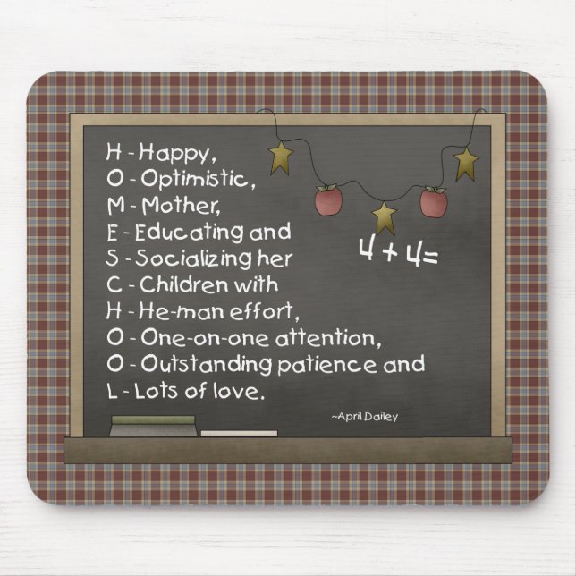 H.O.M.E.S.C.H.O.O.L. - Mousepad (Vorne)