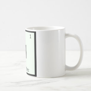 H - Periodisches Tabellensymbol der Honeydew Melon Tasse