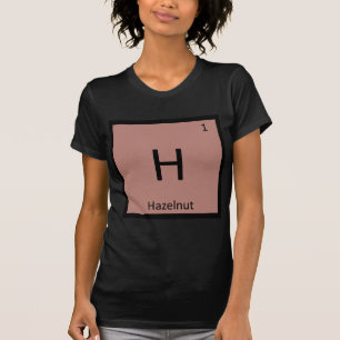 H - Periodisches Tabellensymbol für die Chemie von T-Shirt