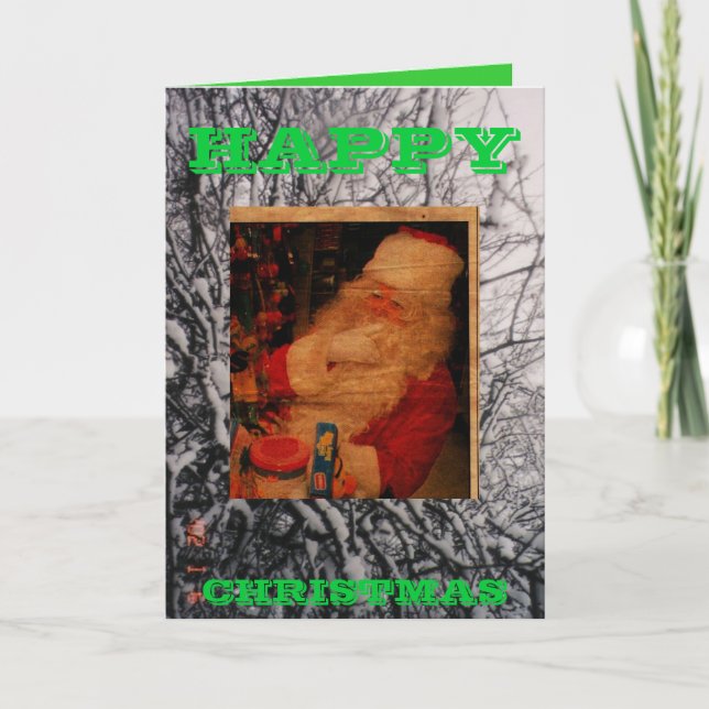 H, SC, GLÜCKLICH, CHRISTMAS FEIERTAGSKARTE (Vorderseite)