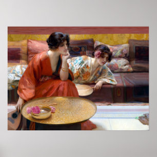 H. Siddons Mowbray Idle Stunden Poster